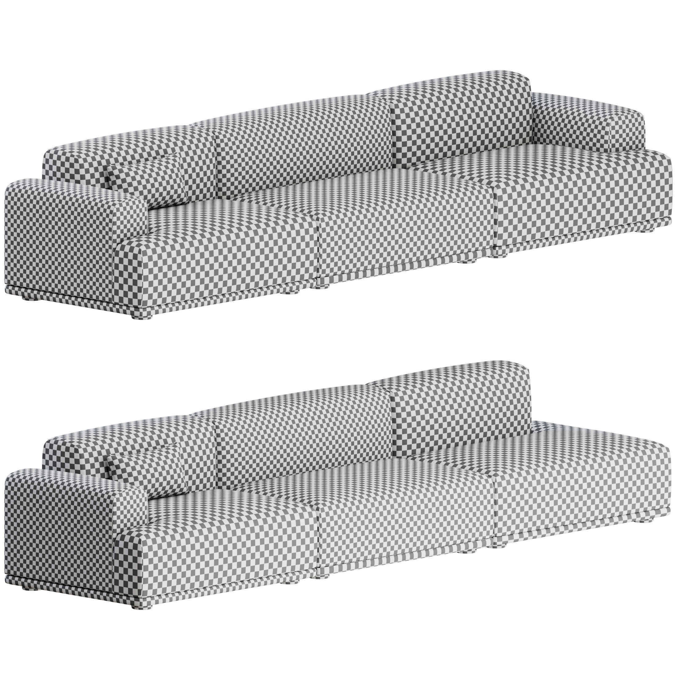 Connect Sofa 3 Seater 01 by Muuto 3D model_1