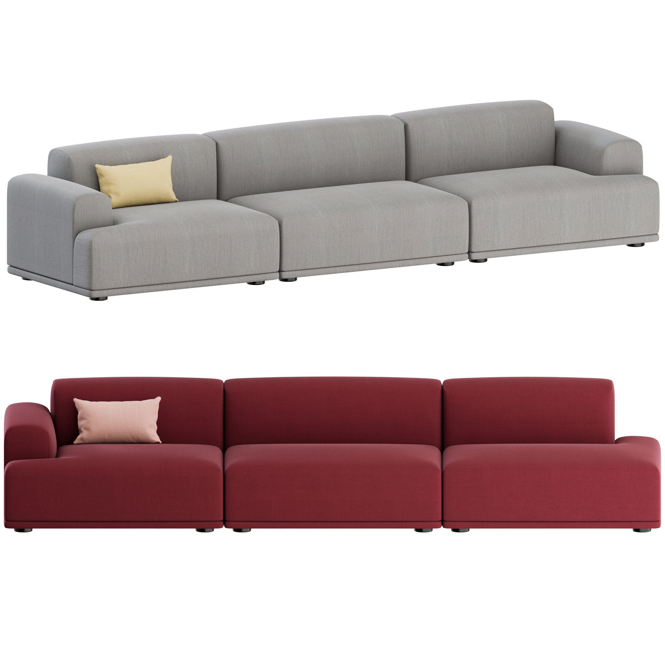 Connect Sofa 3 Seater 01 by Muuto 3D model_5