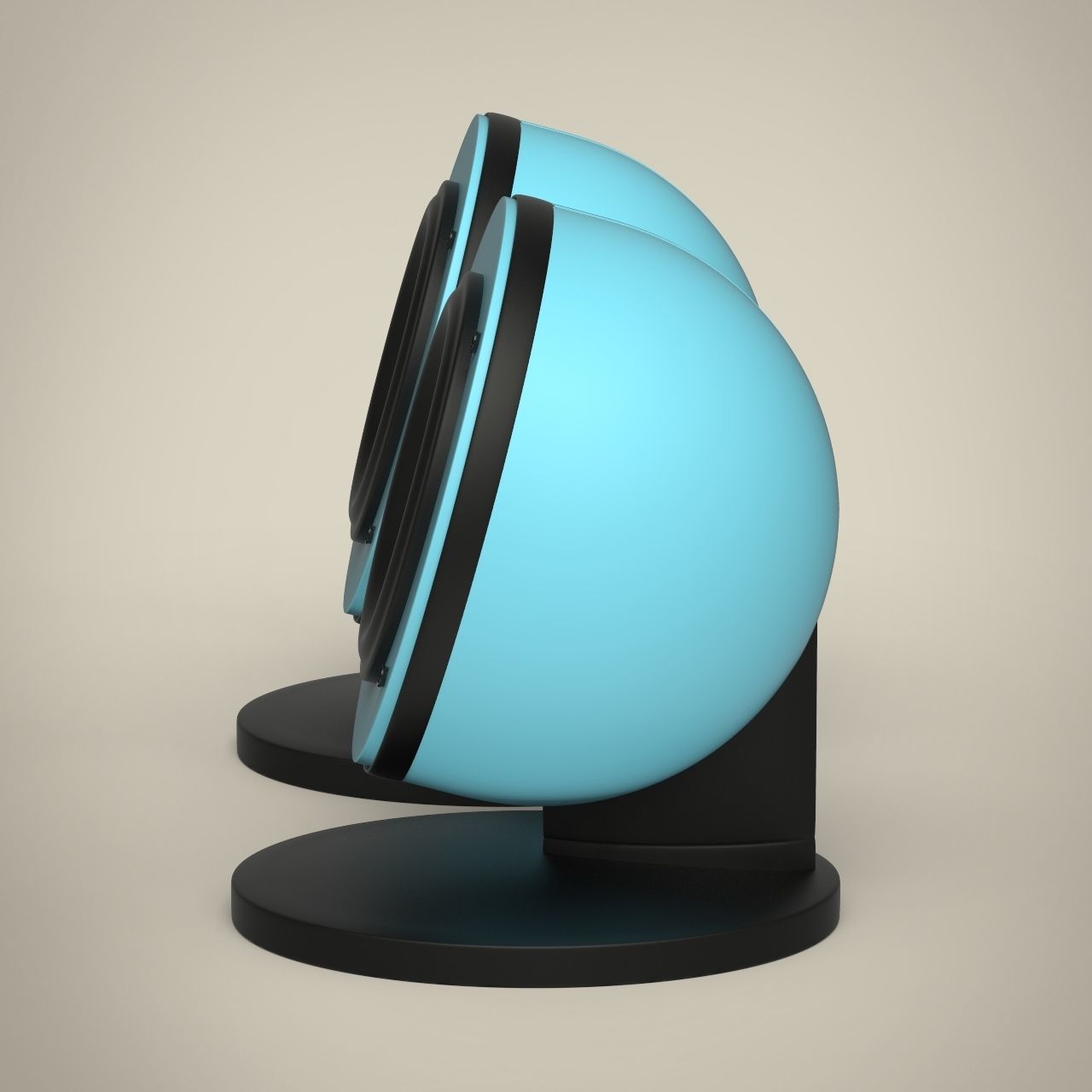 Speakers two 3D model_4