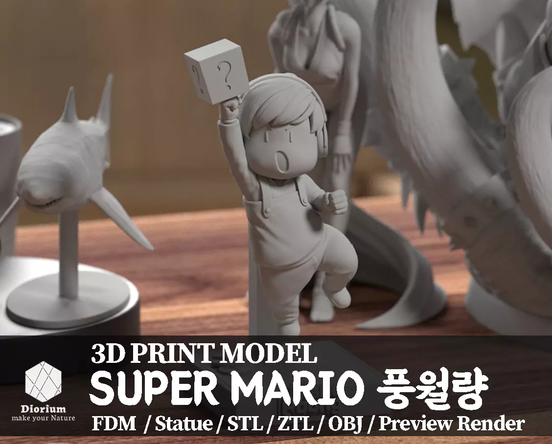SuperMario Poong - Free 3D print model