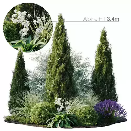 Alpine Hill  3D model