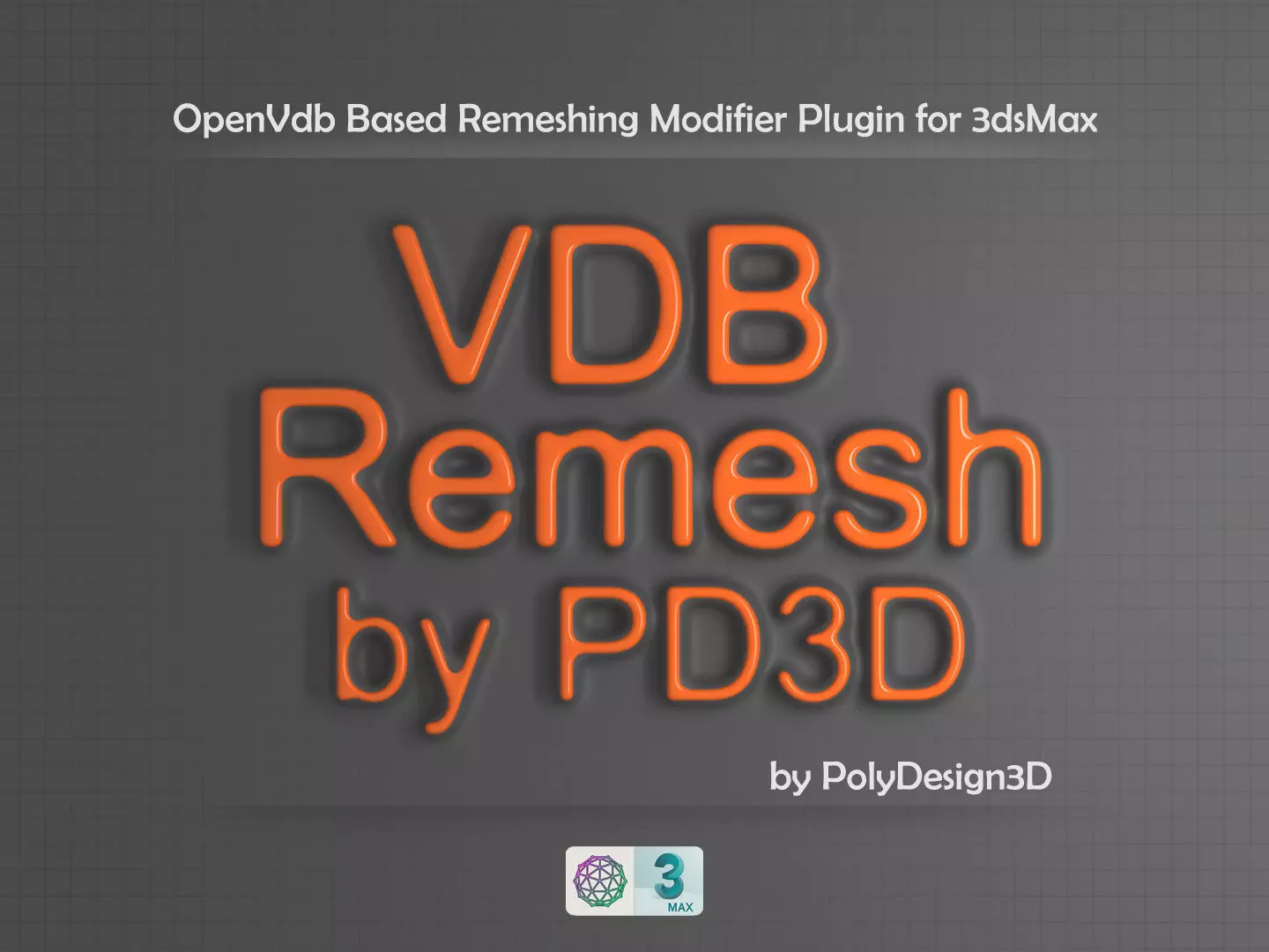 VdbRemesh for 3dsMax Low-poly 3D model_0