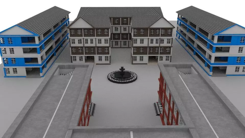 School environment 3D model_0