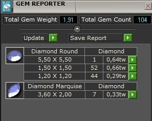 Ring with diamonds and zircon 3D print model 3D print model_3