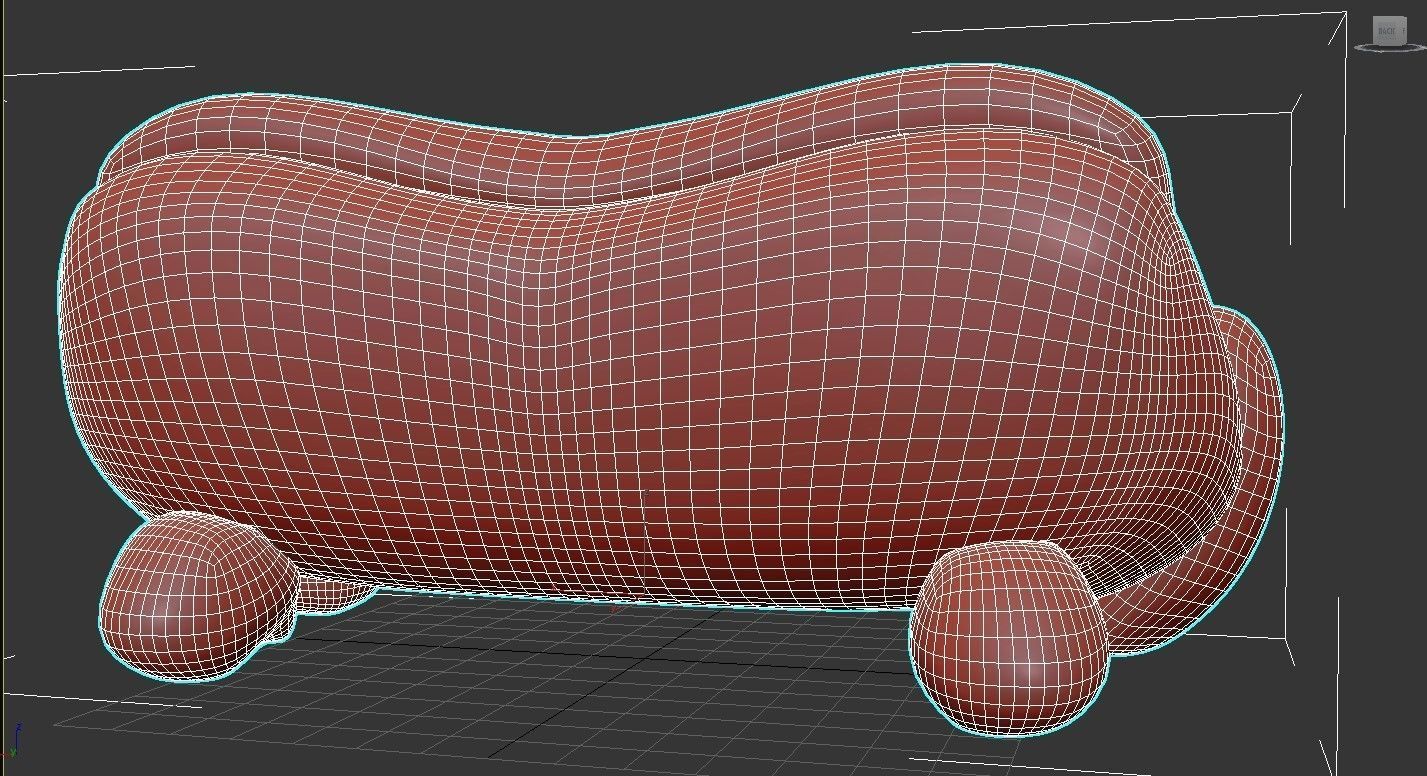 Bonetti Sofa Pbr 3D model_11