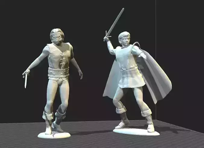 The Man Who Laughs 2 x toy soldiers 3D print model