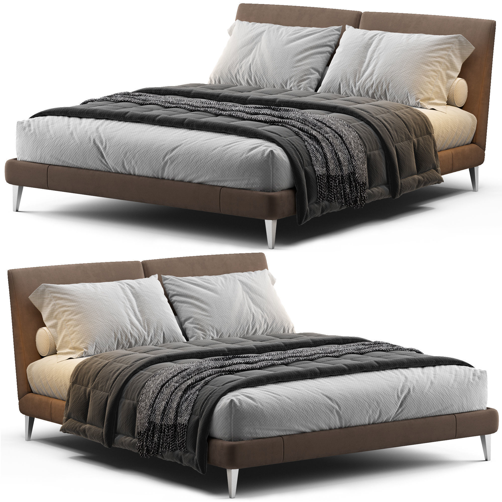 Maxalto Selene Bed 3D model_2