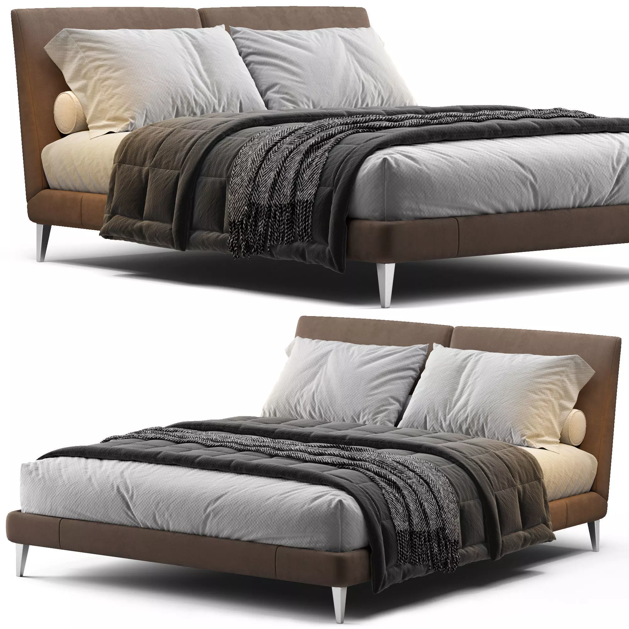 Maxalto Selene Bed 3D model_0