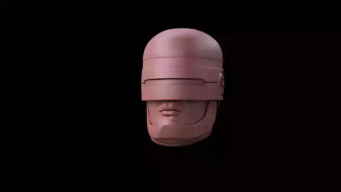Robocop Head for 3d Print 3D print model