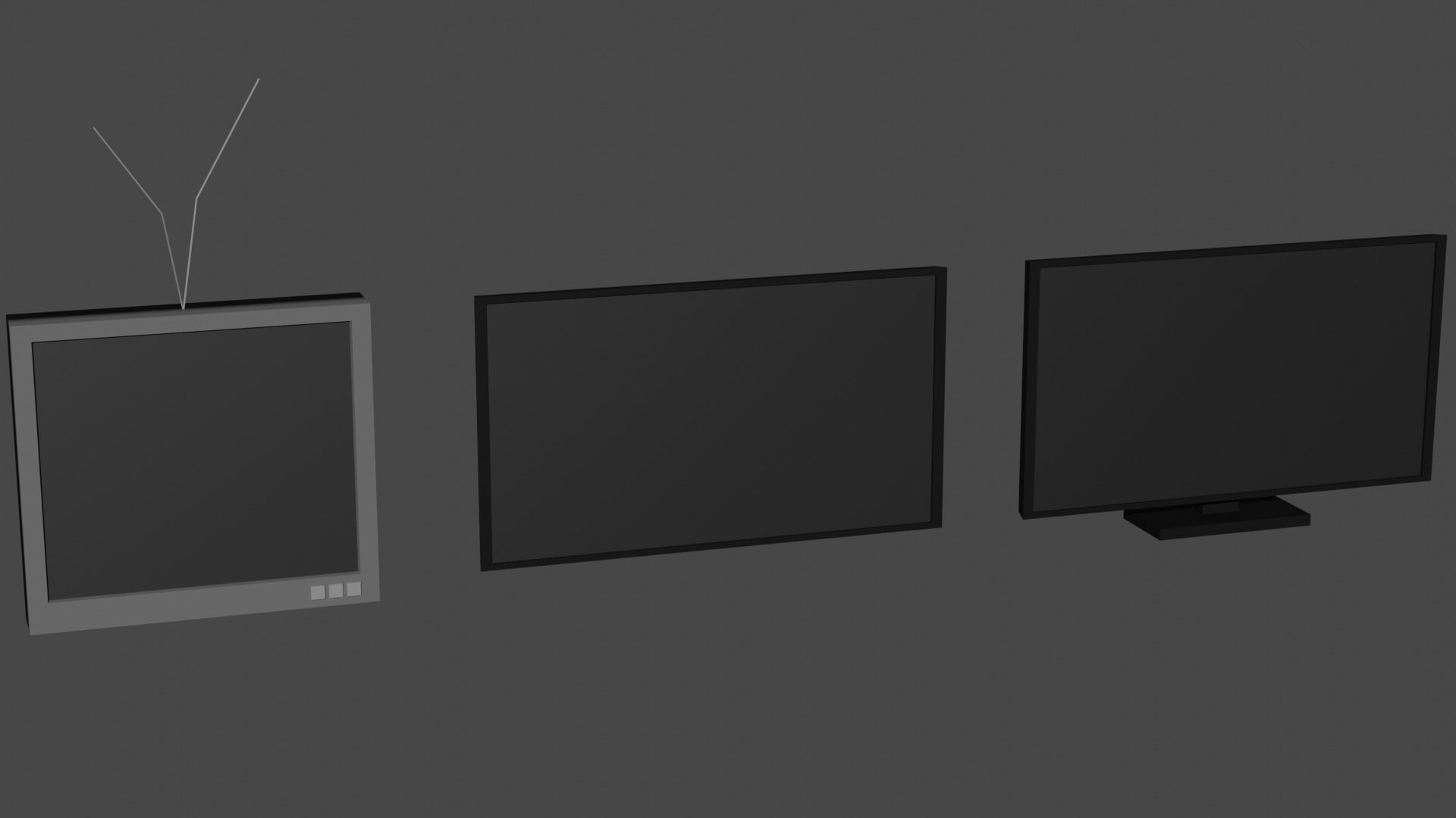 Low poly furniture pack Low-poly 3D model_15