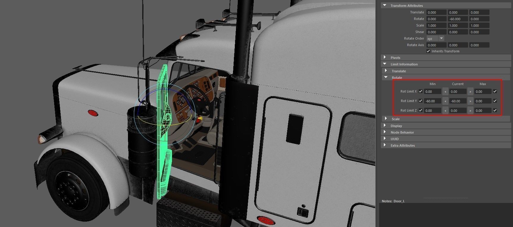 Peterbilt 379 Pack with interior  hquality 3D Model Collection_19