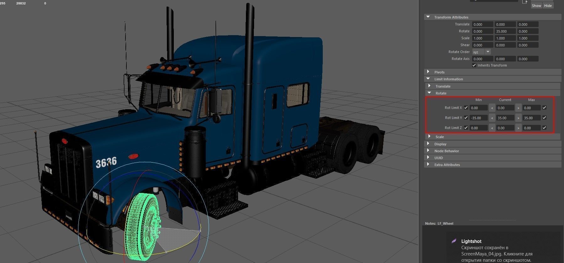 Peterbilt 379 Pack with interior  hquality 3D Model Collection_20