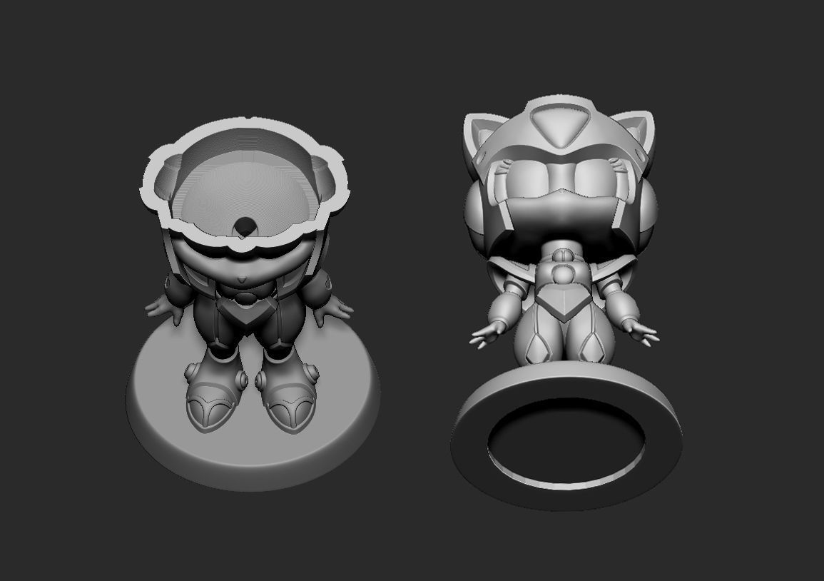 Samurai Pizza Cats Polly Esther  3D print model_4