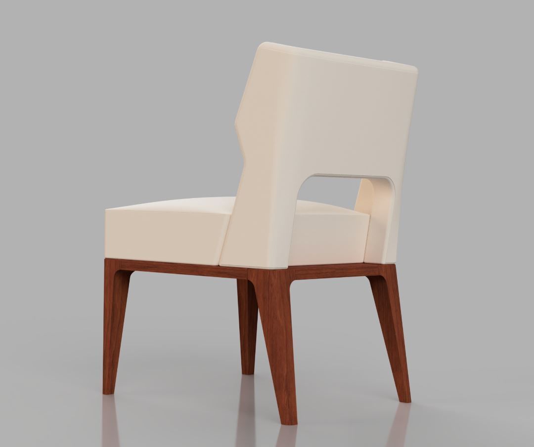 Dining Chair 3D model_2