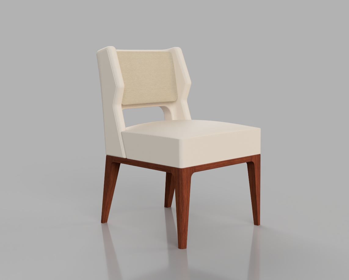Dining Chair 3D model_5