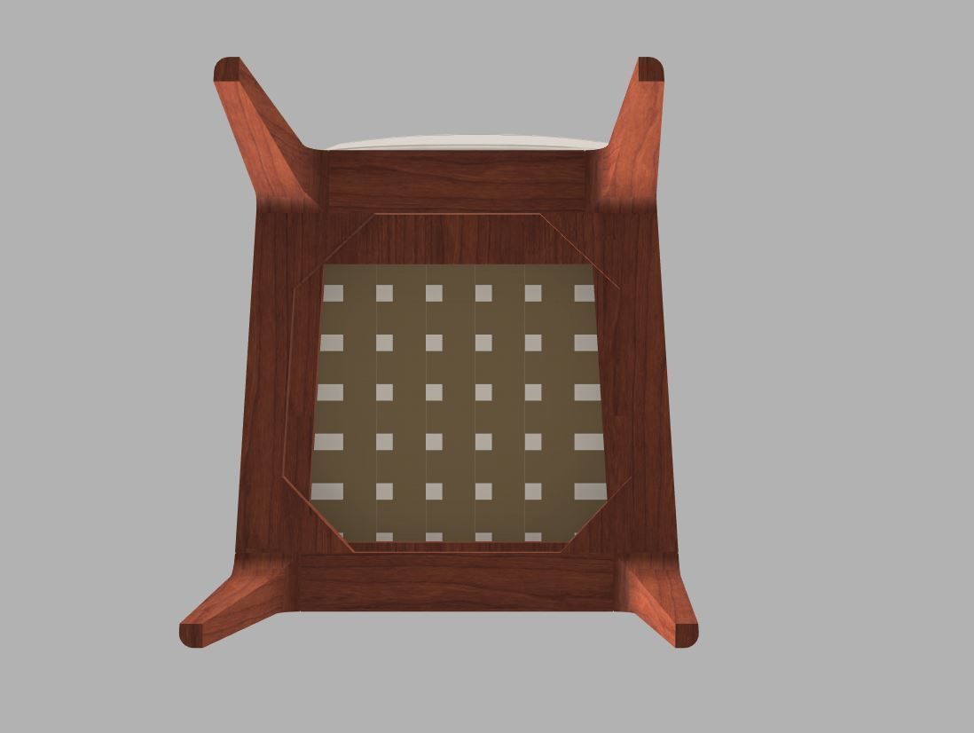 Dining Chair 3D model_7