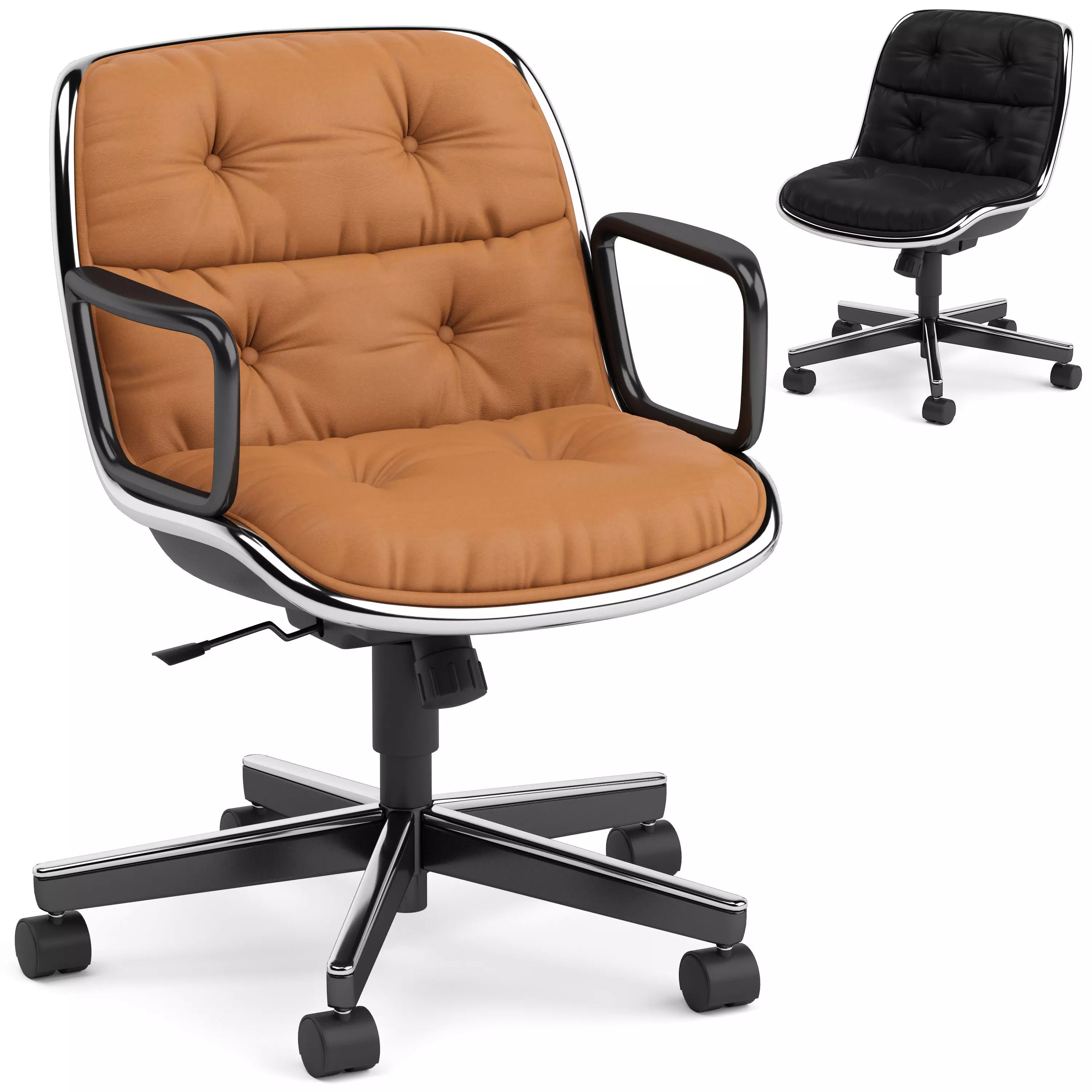 Knoll Pollock Executive office chair 3D model