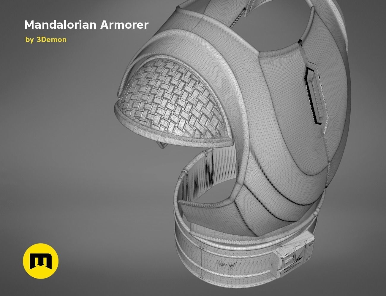 Mandalorian Armorer - Armor and tools 3D print model_24
