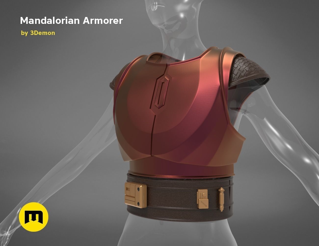 Mandalorian Armorer - Armor and tools 3D print model_1