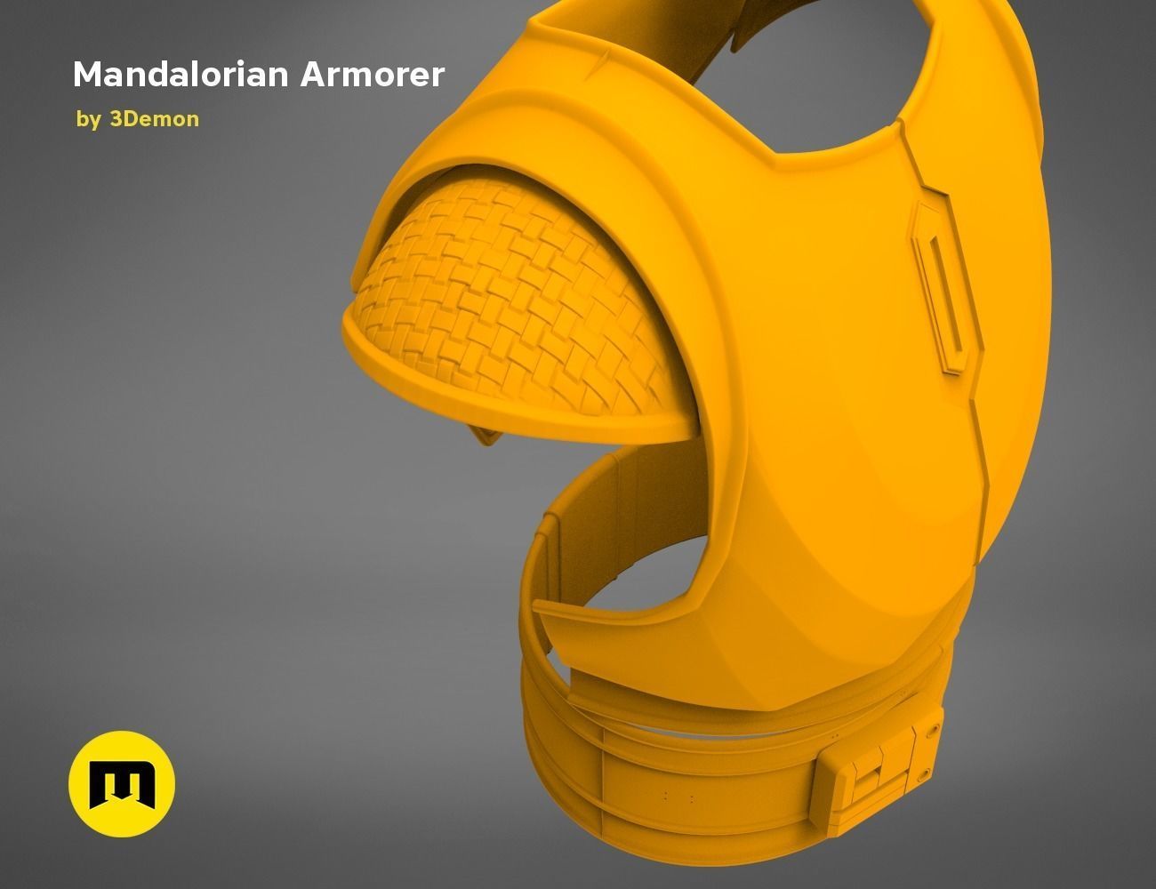 Mandalorian Armorer - Armor and tools 3D print model_18
