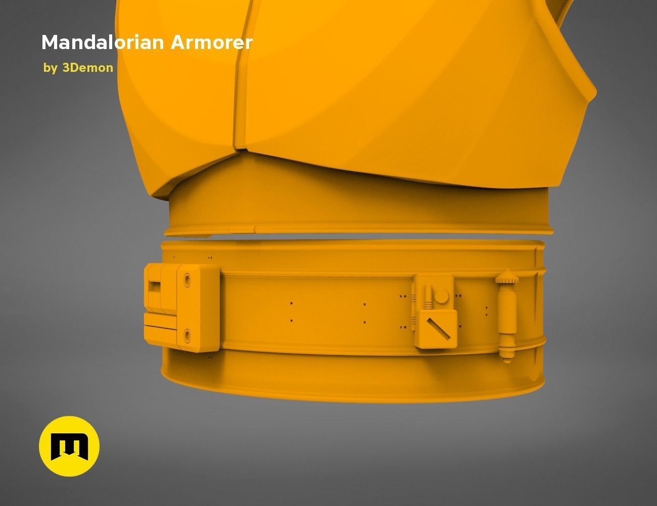 Mandalorian Armorer - Armor and tools 3D print model_19