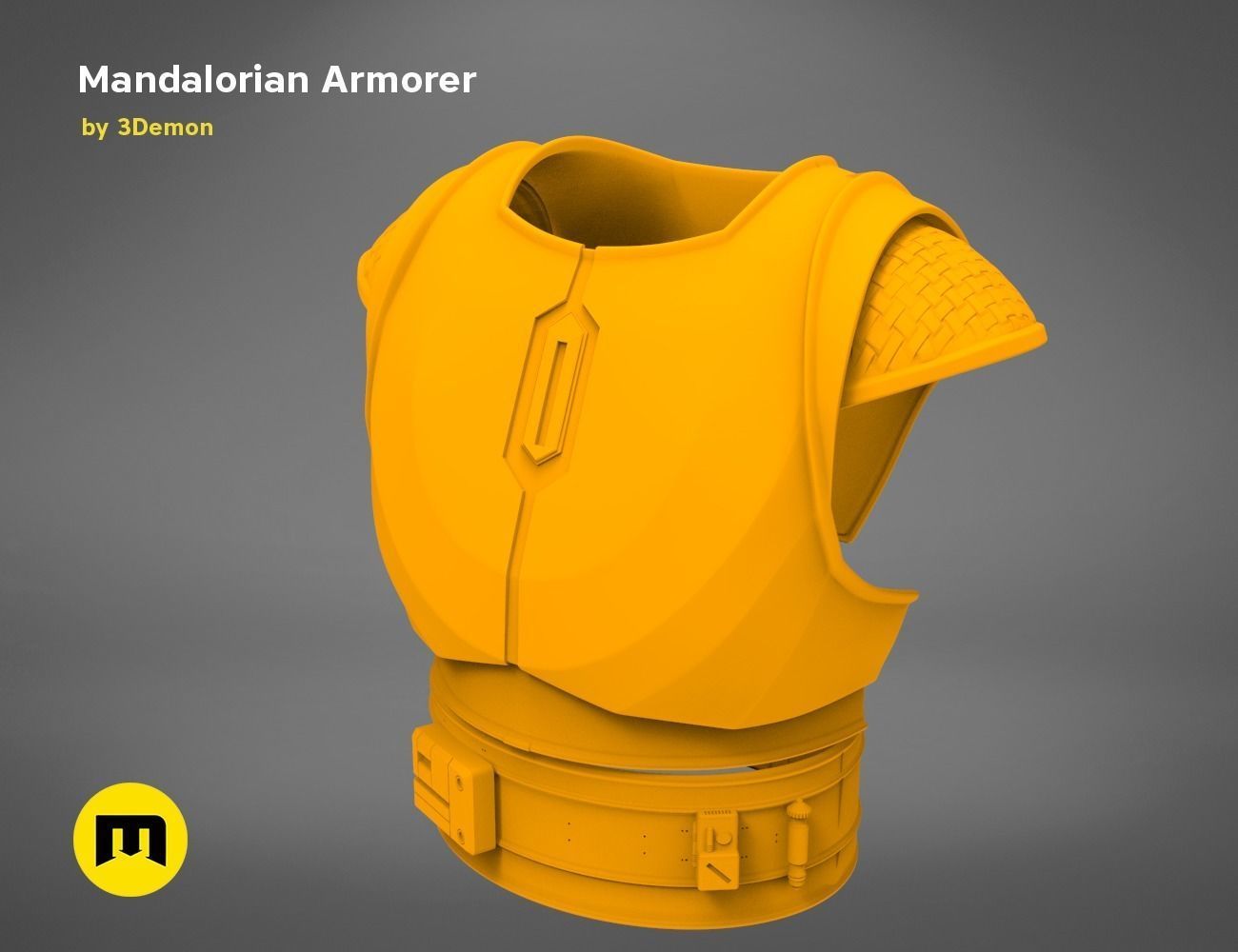 Mandalorian Armorer - Armor and tools 3D print model_14