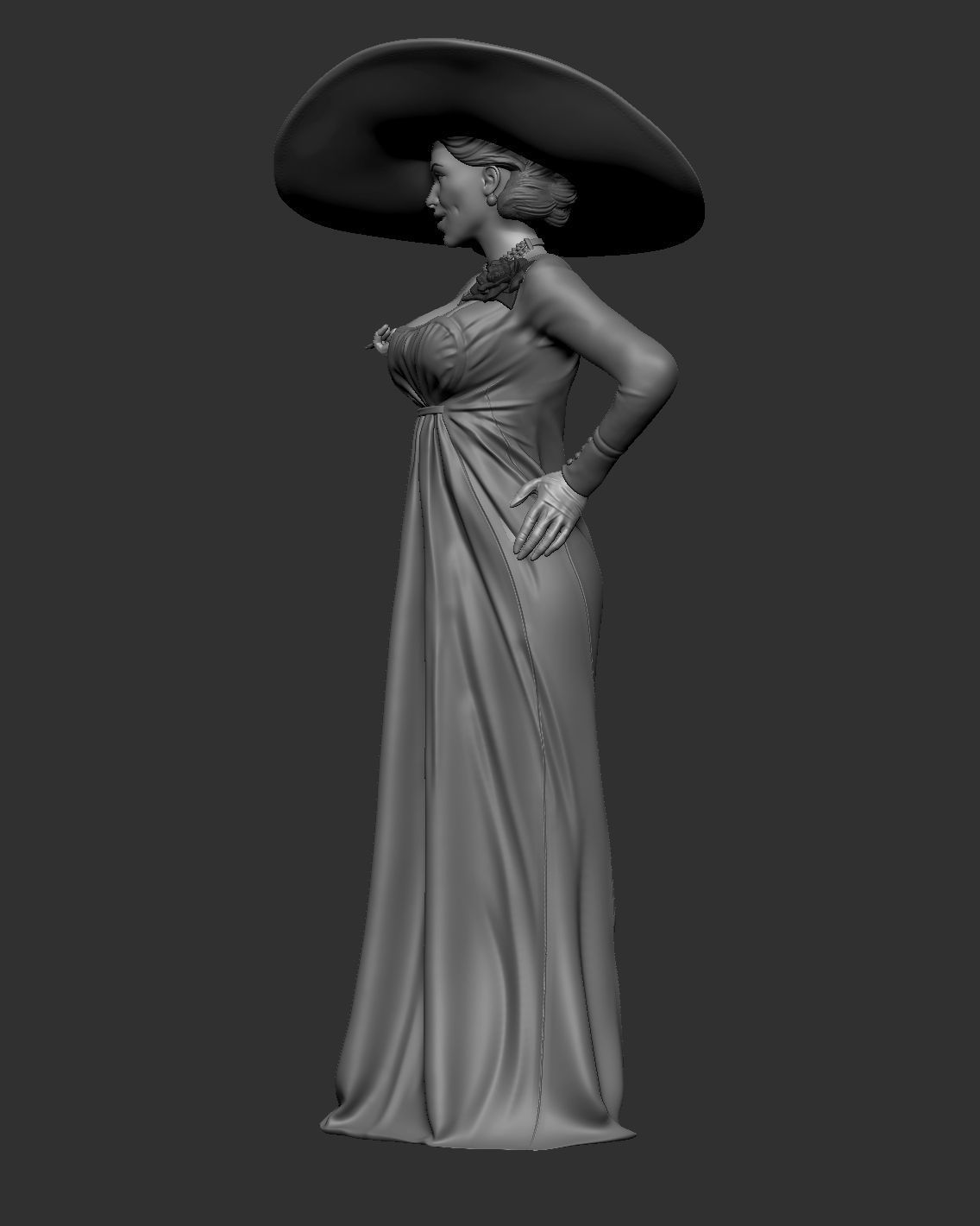 Lady Dimitrescu 3D print model_8