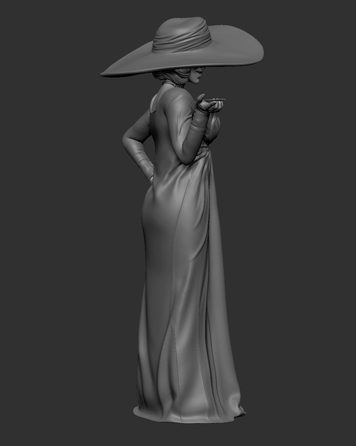 Lady Dimitrescu 3D print model_11