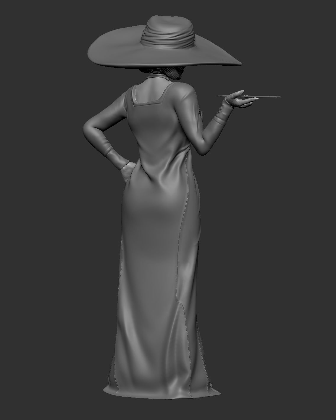 Lady Dimitrescu 3D print model_10
