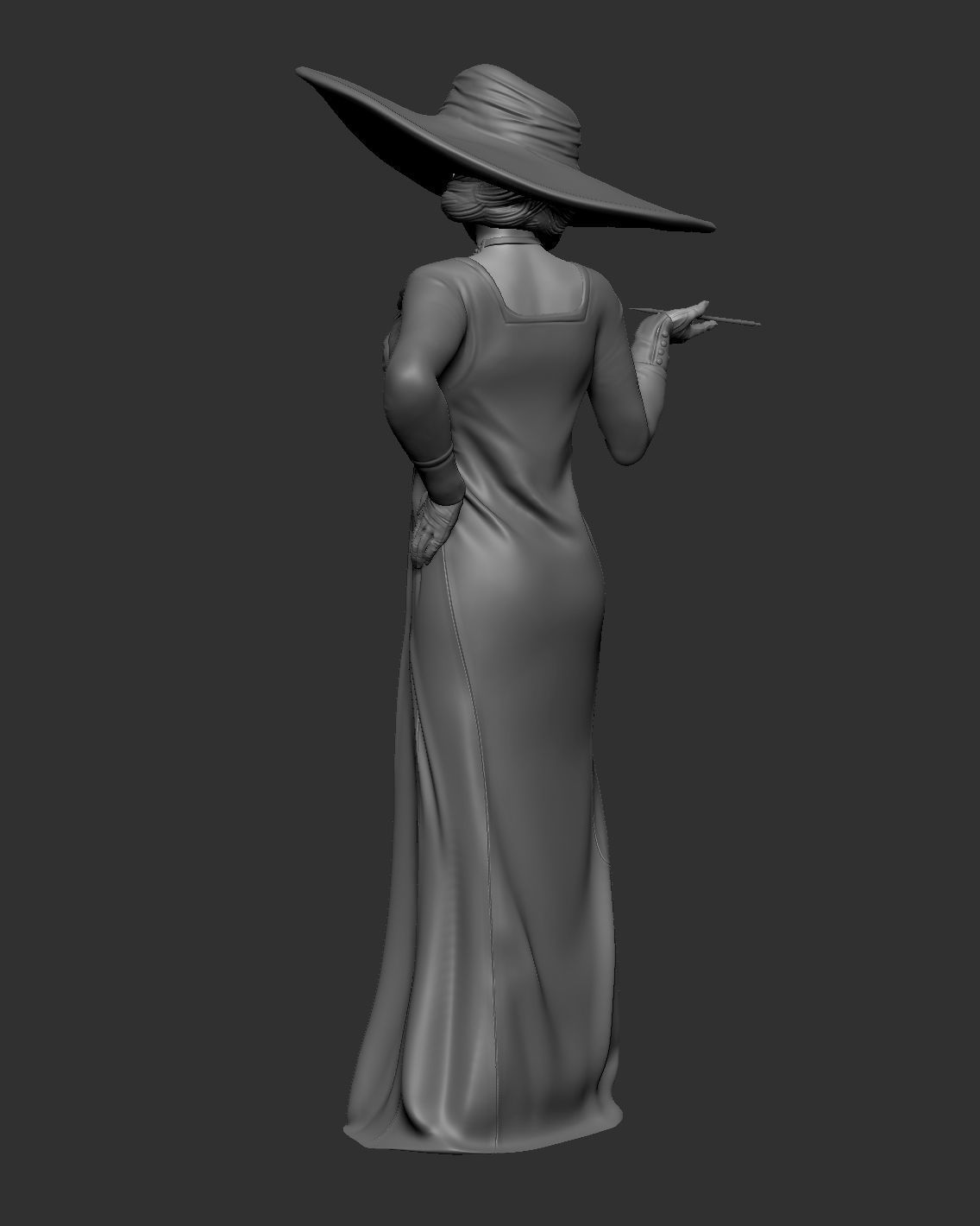 Lady Dimitrescu 3D print model_9
