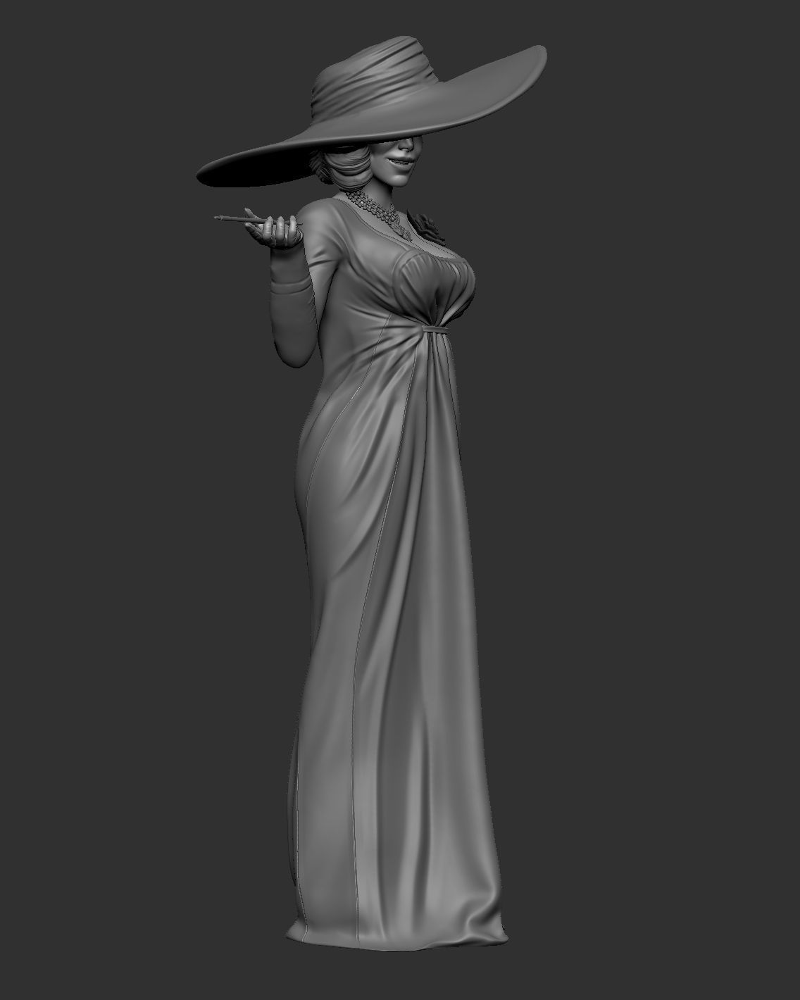 Lady Dimitrescu 3D print model_12