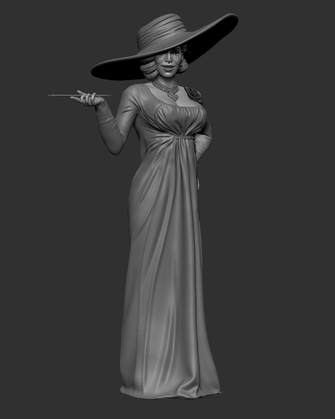 Lady Dimitrescu 3D print model_13