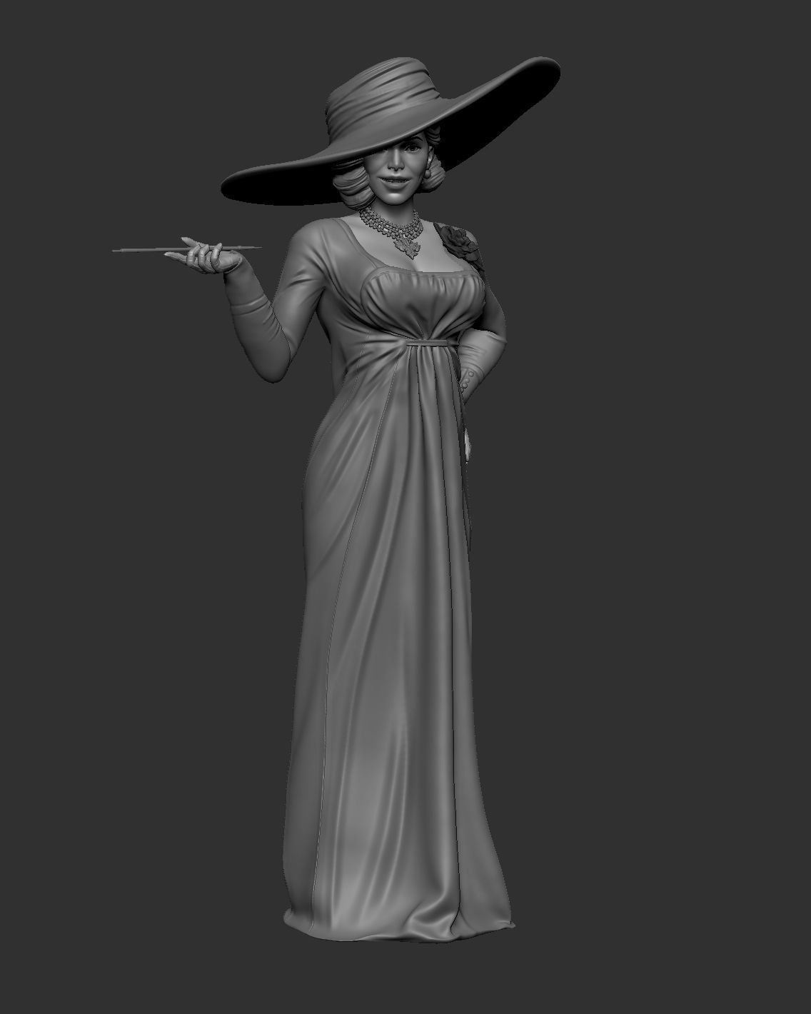 Lady Dimitrescu 3D print model_6