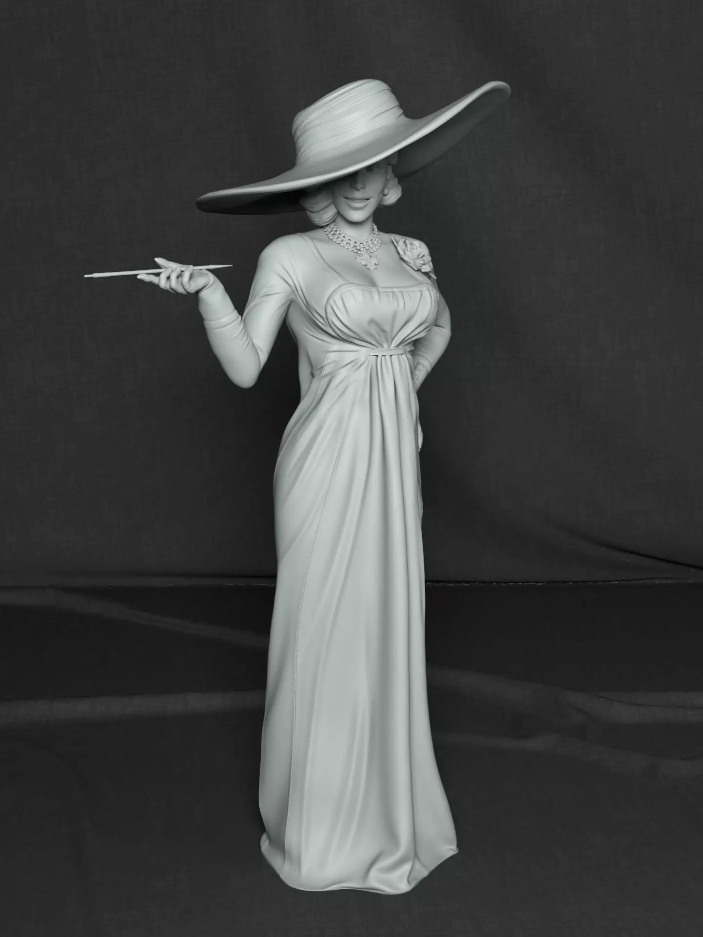 Lady Dimitrescu 3D print model_0