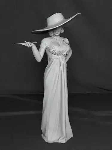 Lady Dimitrescu 3D print model