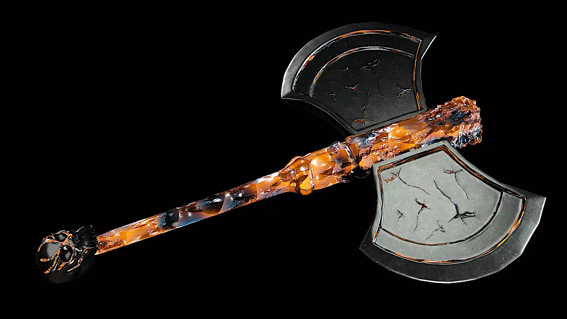 Battle Axe 3D Model Free 3D model