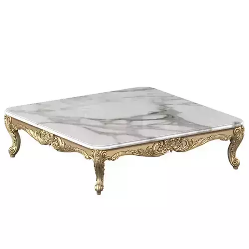Large Classic Coffee Table  3D model