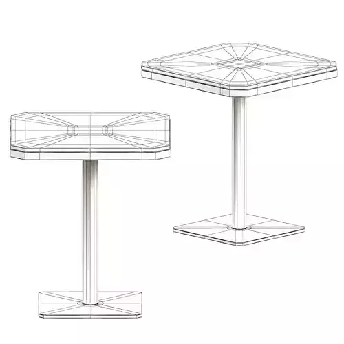 table d-60cm 3D model