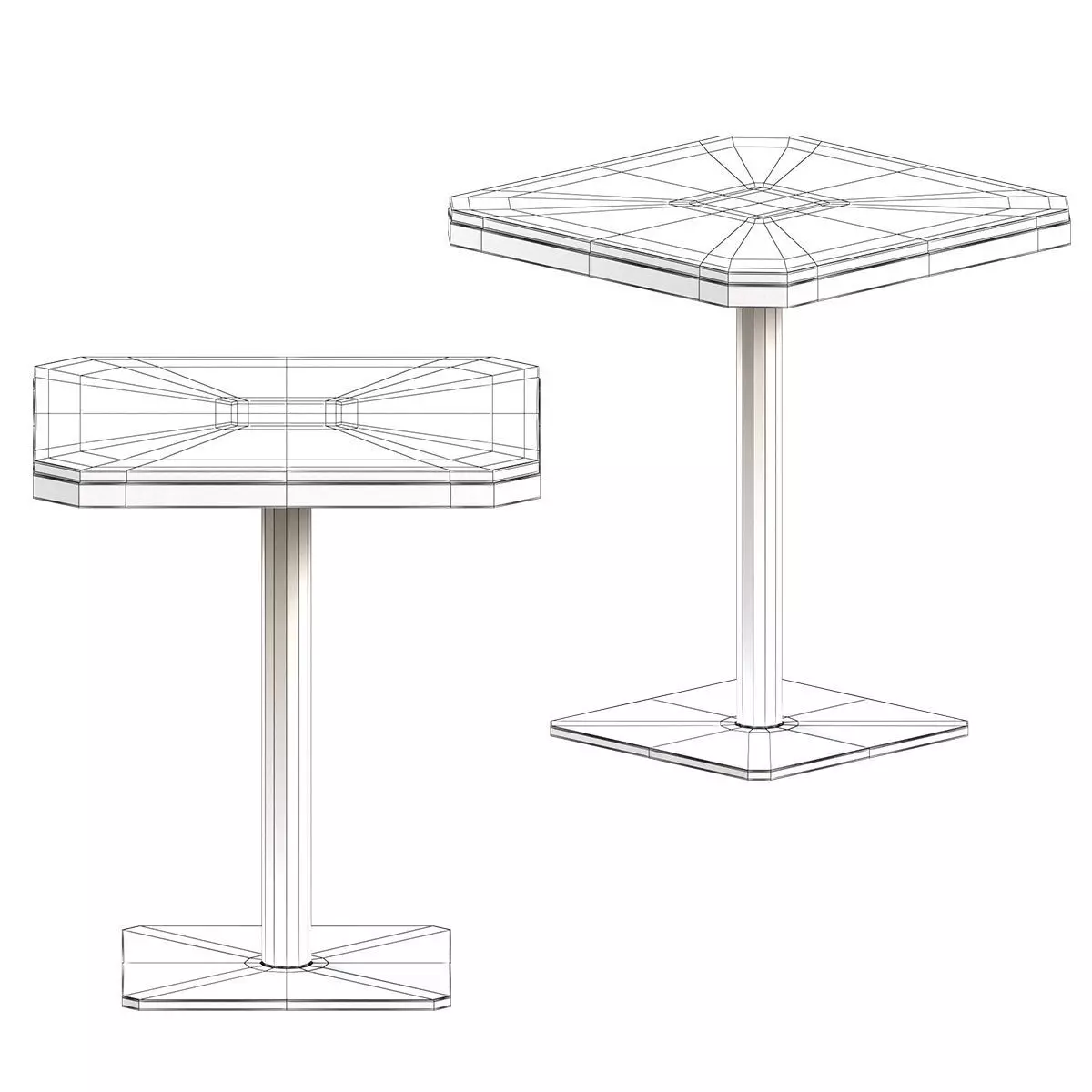 table d-60cm 3D model_0