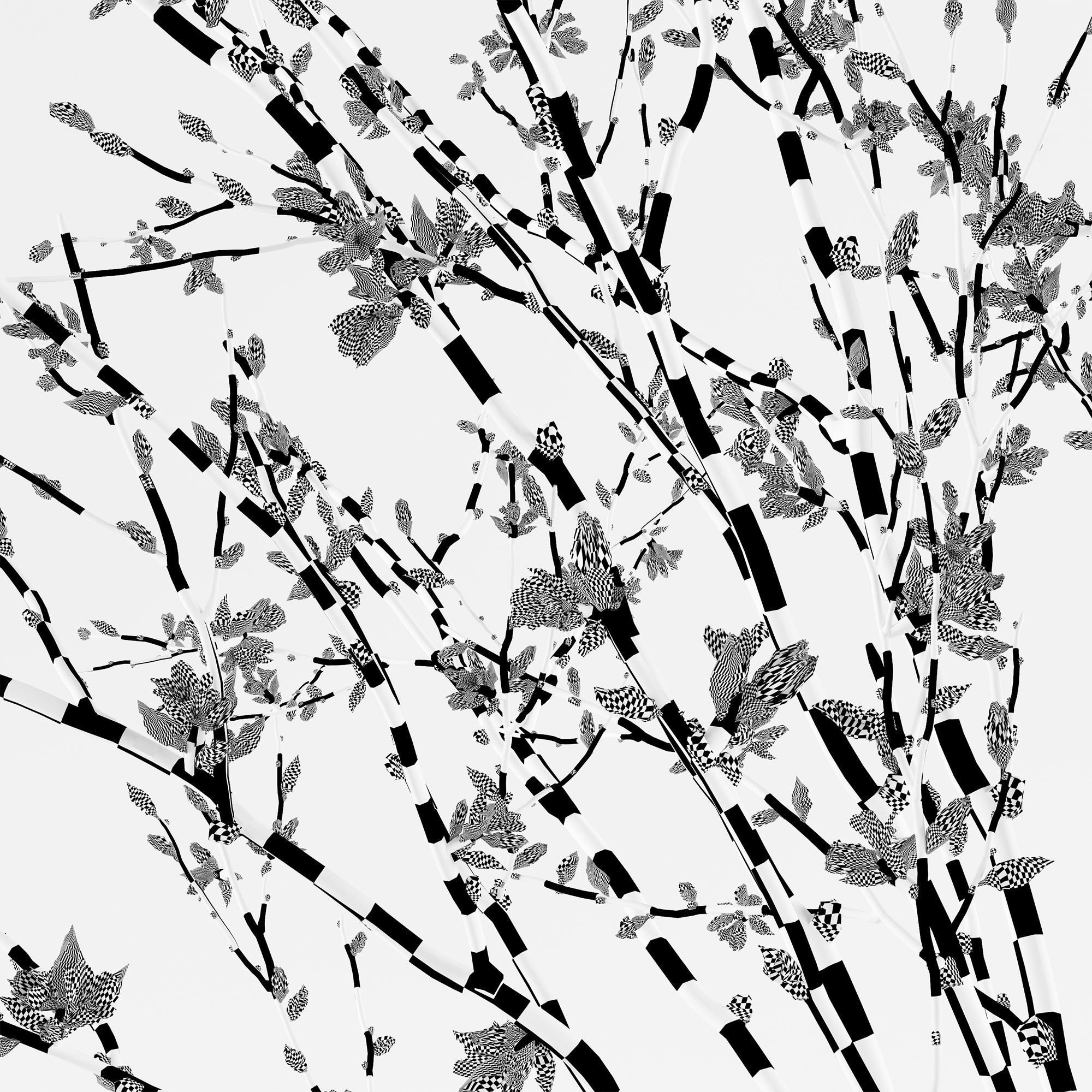 Branches in a vase 015 3D model_10