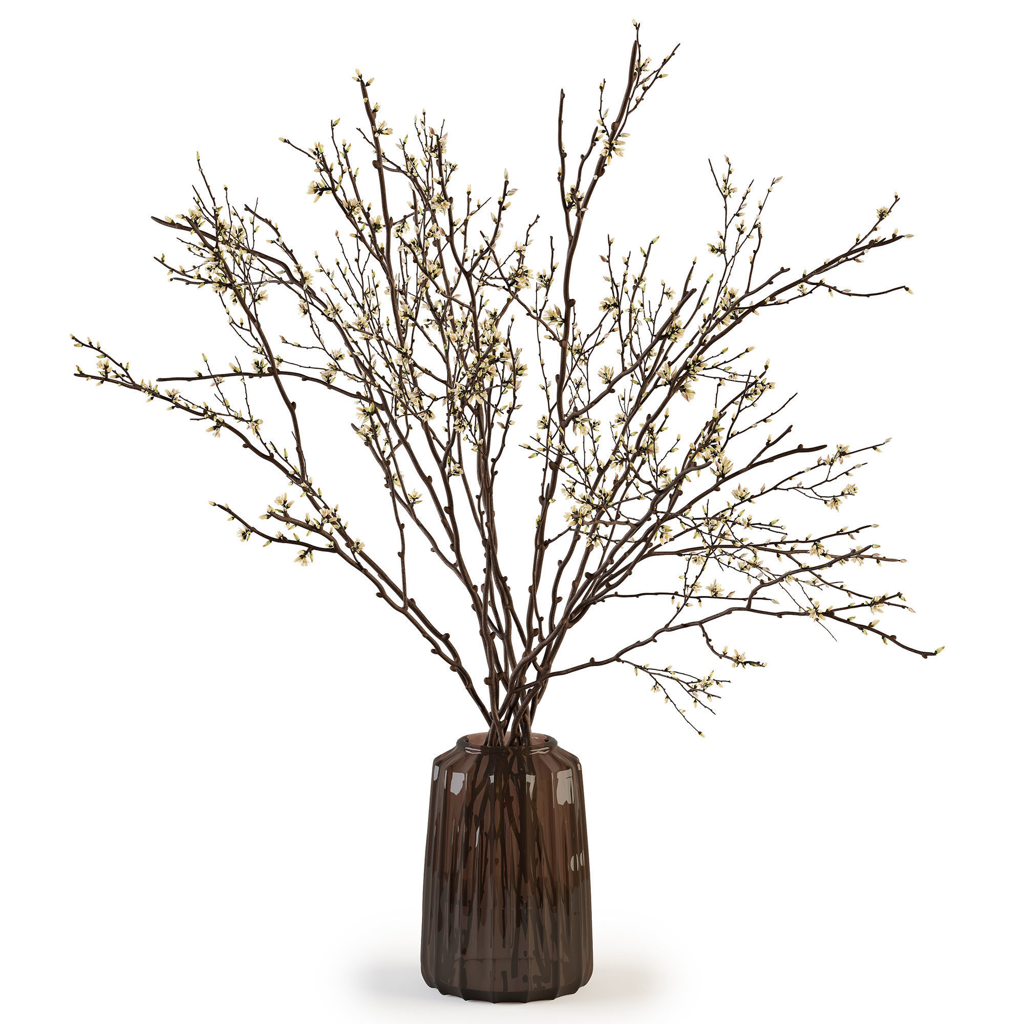 Branches in a vase 015 3D model_4