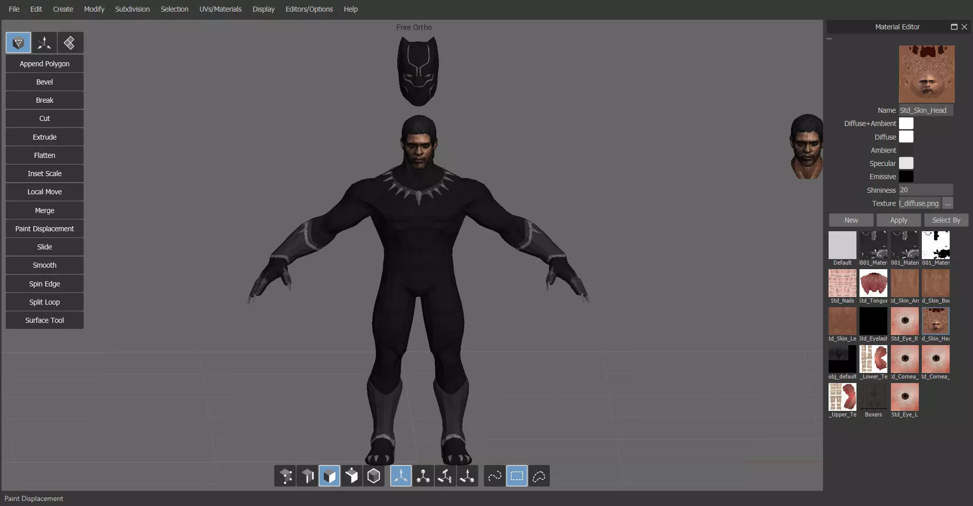 Black Panther 3D model_0