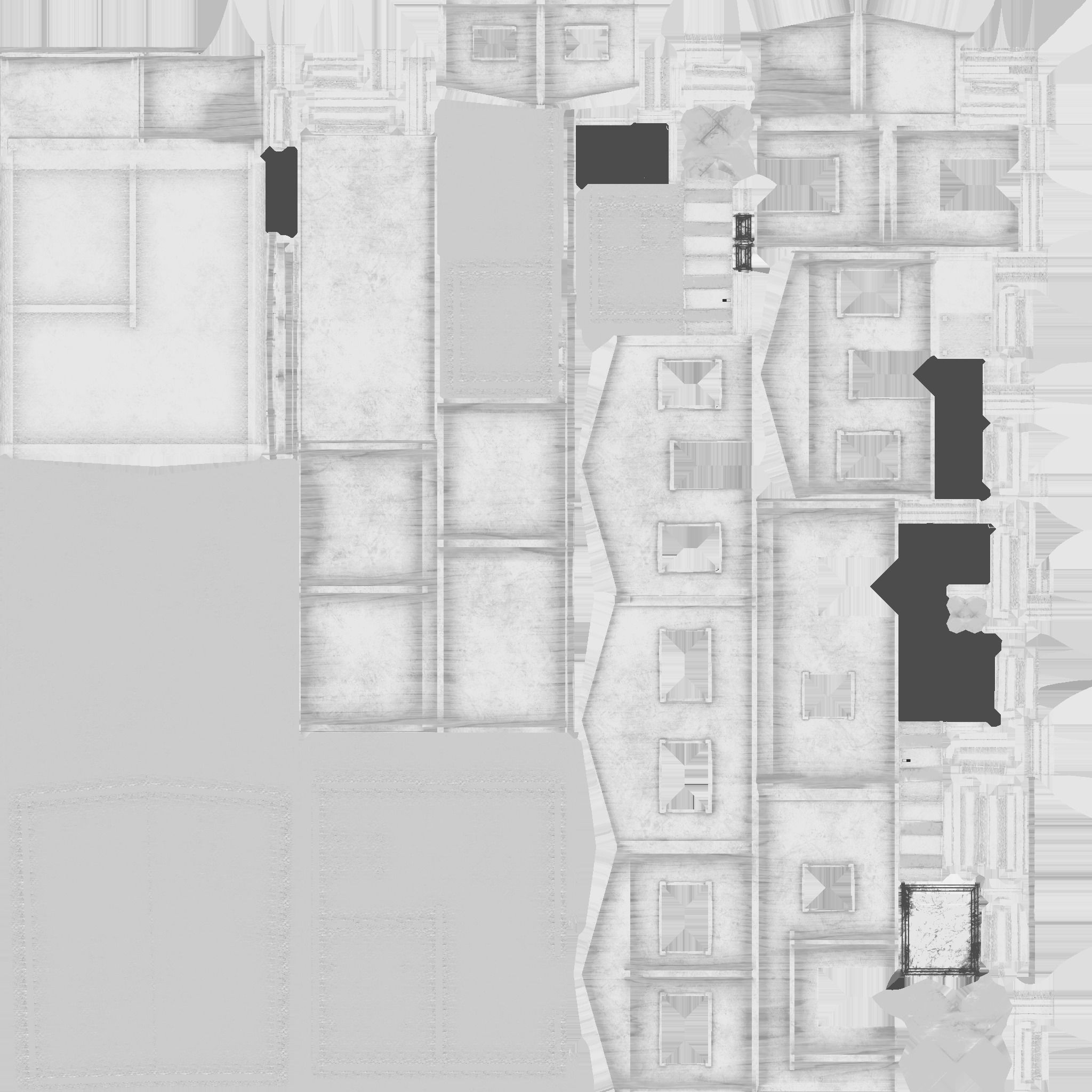 Western House 02 - Wild West Building - Backdrop Full Perm Low-poly 3D model_21