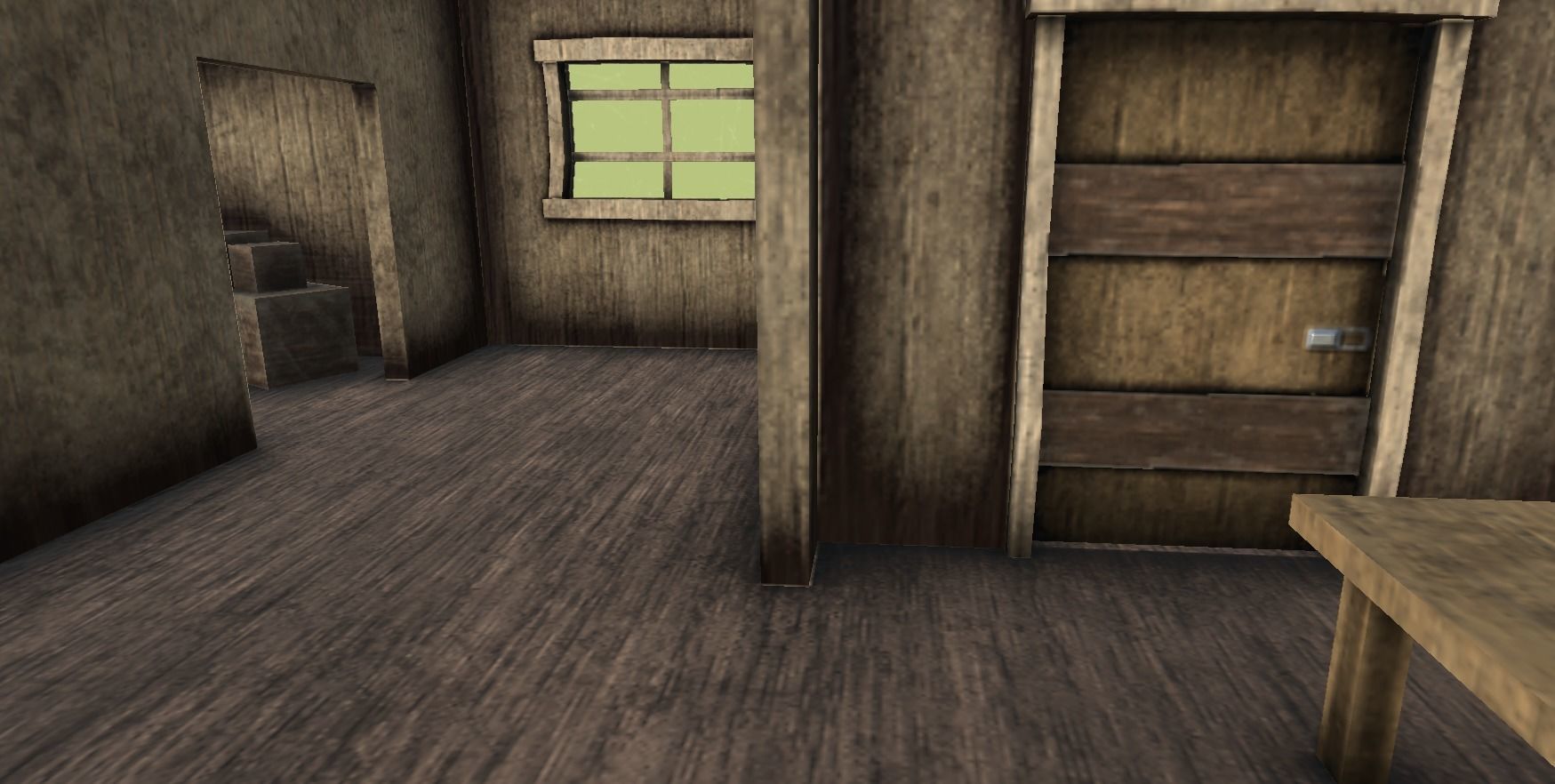 Western House 02 - Wild West Building - Backdrop Full Perm Low-poly 3D model_7