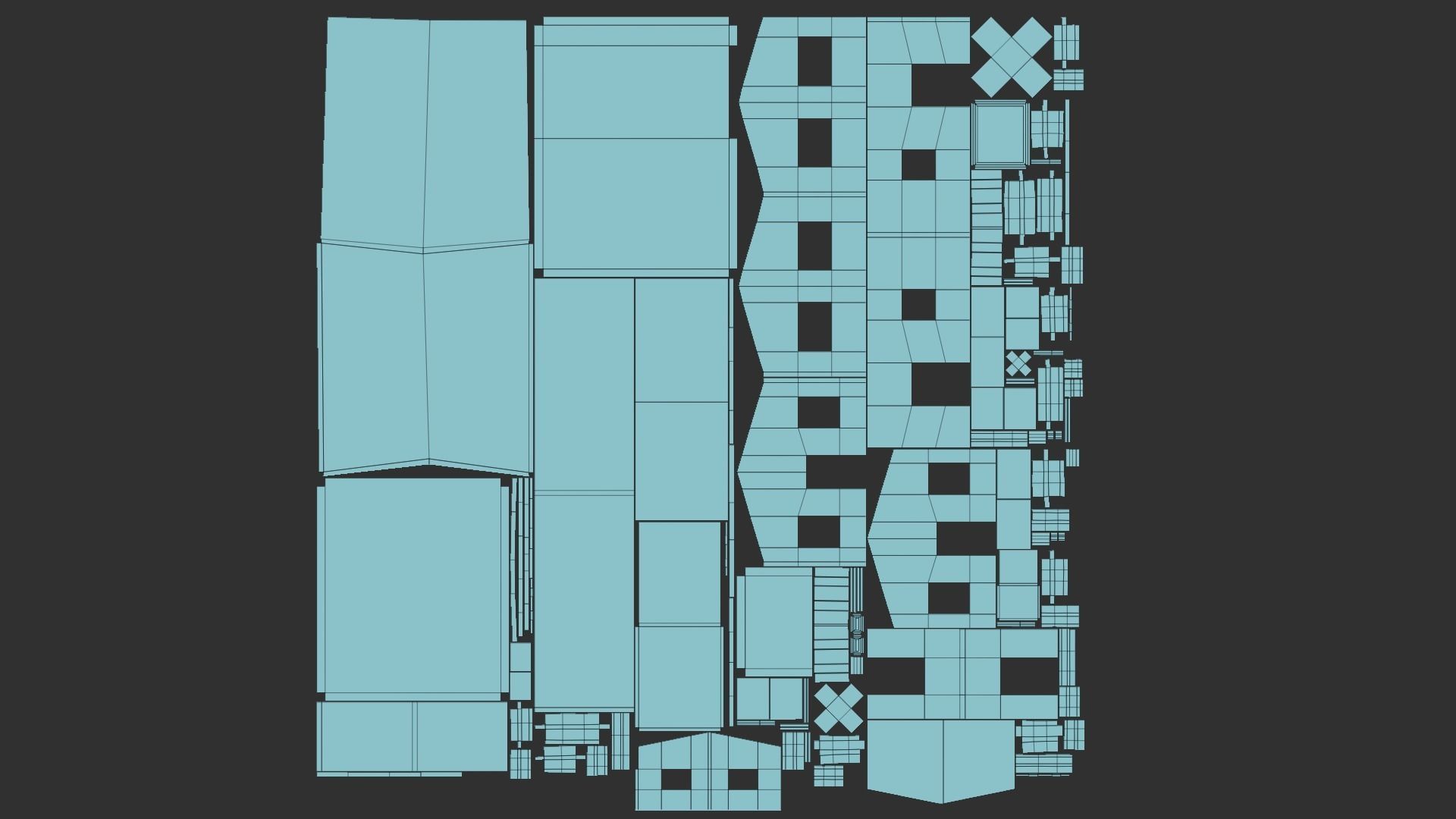 Western House 02 - Wild West Building - Backdrop Full Perm Low-poly 3D model_11