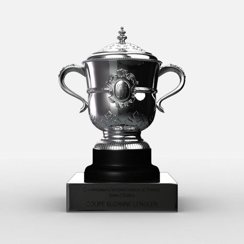 Roland Garros Womens Trophy 3D model