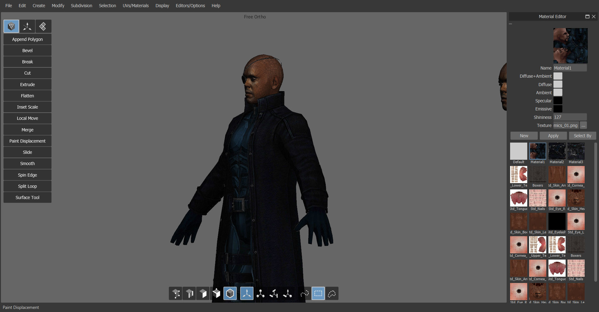 Nick Fury 3D model_1