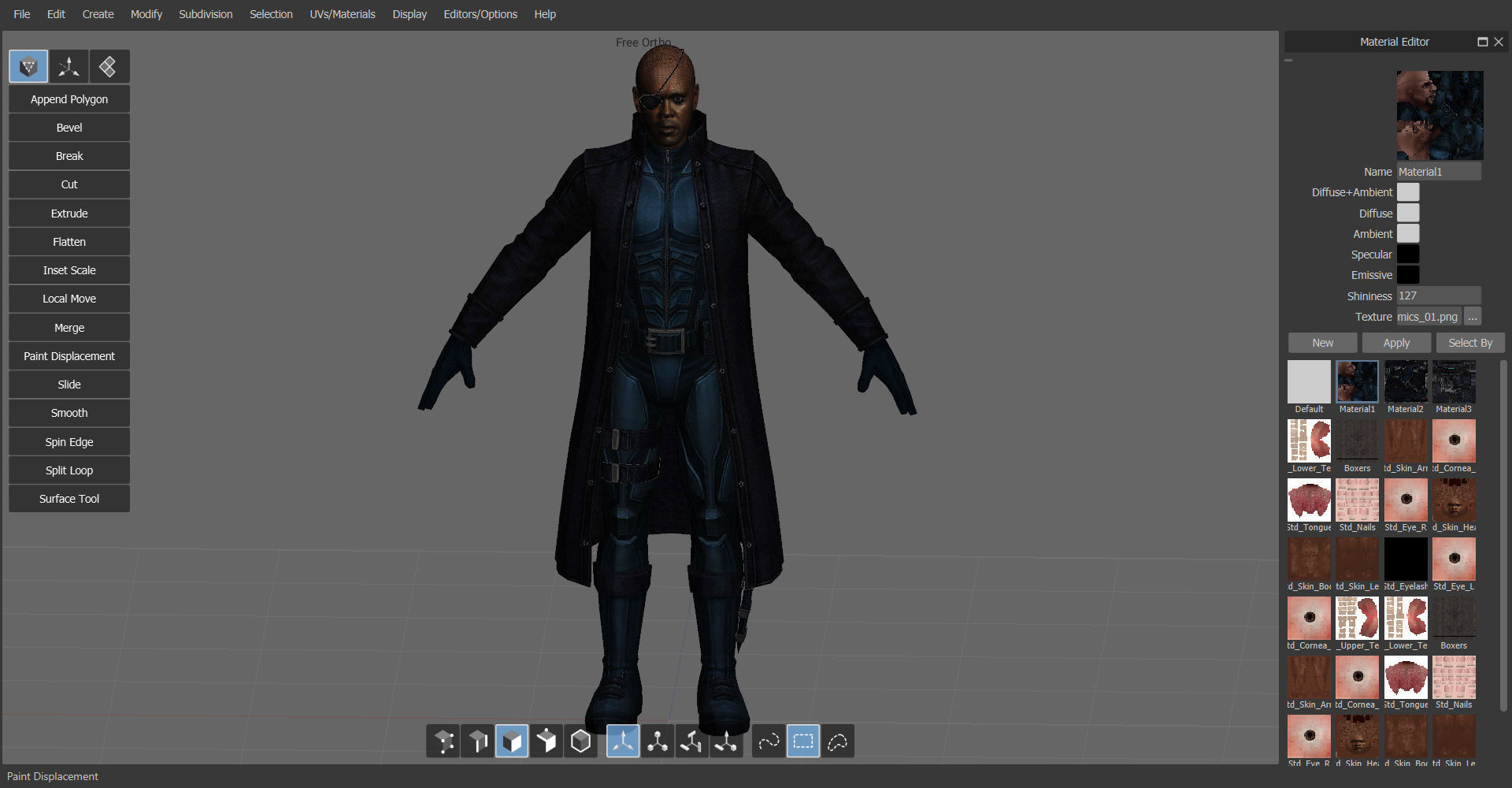 Nick Fury 3D model_2