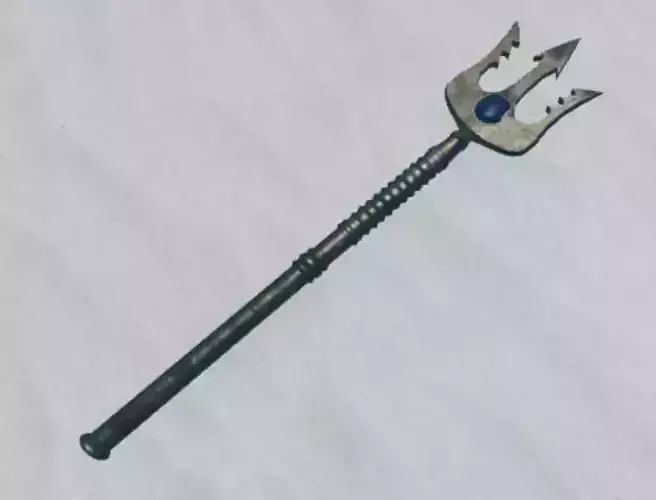 Mako Mermaids Trident Low-poly 3D model