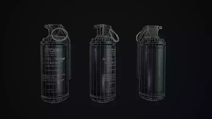 Flashbang stun grenade model 7290M